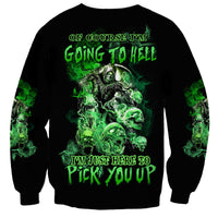 I Am The Storm Skull Sweatshirt - Wonder Print Shop