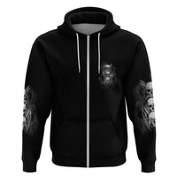 I'm Never Alone Skull Reaper Hoodie - Wonder Print Shop