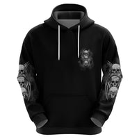 I'm Never Alone Skull Reaper Hoodie - Wonder Print Shop