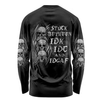 I'm Never Alone Skull Reaper Long Sleeve Shirt - Wonder Print Shop