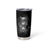 I'm Never Alone Skull Reaper Tumbler Cup - Wonder Print Shop