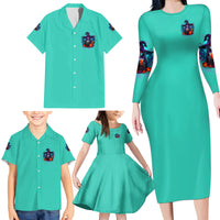 Hocus Pocus Time Witches Halloween Family Matching Long Sleeve Bodycon Dress and Hawaiian Shirt - Wonder Print Shop