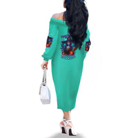 Hocus Pocus Time Witches Halloween Family Matching Off Shoulder Long Sleeve Dress and Hawaiian Shirt - Wonder Print Shop