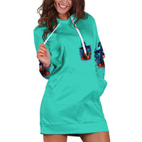 Hocus Pocus Time Witches Halloween Hoodie Dress - Wonder Print Shop