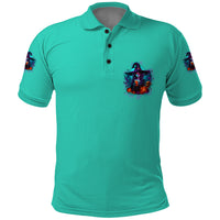 Hocus Pocus Time Witches Halloween Polo Shirt - Wonder Print Shop