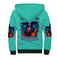 Hocus Pocus Time Witches Halloween Sherpa Hoodie - Wonder Print Shop