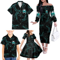 If You Are Shocked By What I Say Family Matching Off Shoulder Long Sleeve Dress and Hawaiian Shirt - Wonder Print Shop