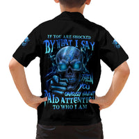 If You Are Shocked By What I Say Family Matching Short Sleeve Bodycon Dress and Hawaiian Shirt - Wonder Print Shop