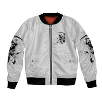I Can't Go To Hell Reaper Skull Bomber Jacket - Wonder Print Shop