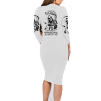 I Can't Go To Hell Reaper Skull Family Matching Long Sleeve Bodycon Dress and Hawaiian Shirt - Wonder Print Shop