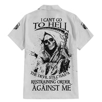 I Can't Go To Hell Reaper Skull Family Matching Mermaid Dress and Hawaiian Shirt - Wonder Print Shop