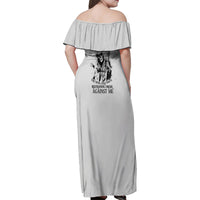 I Can't Go To Hell Reaper Skull Family Matching Off Shoulder Maxi Dress and Hawaiian Shirt - Wonder Print Shop