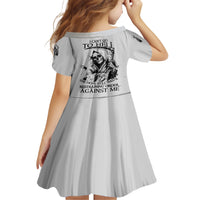 I Can't Go To Hell Reaper Skull Family Matching Short Sleeve Bodycon Dress and Hawaiian Shirt - Wonder Print Shop
