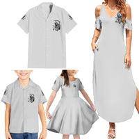I Can't Go To Hell Reaper Skull Family Matching Summer Maxi Dress and Hawaiian Shirt - Wonder Print Shop