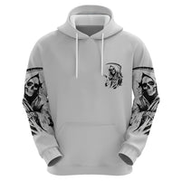 I Can't Go To Hell Reaper Skull Hoodie - Wonder Print Shop