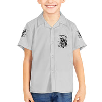 I Can't Go To Hell Reaper Skull Kid Hawaiian Shirt - Wonder Print Shop