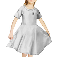 I Can't Go To Hell Reaper Skull Kid Short Sleeve Dress - Wonder Print Shop