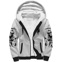 I Can't Go To Hell Reaper Skull Sherpa Hoodie - Wonder Print Shop