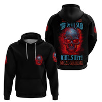 When I Was Born Fire Skull Hoodie - Wonder Print Shop
