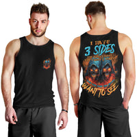 I Have 3 Sides Skull Reaper Men Tank Top - Wonder Print Shop