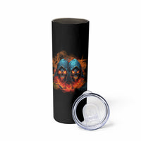 I Have 3 Sides Skull Reaper Skinny Tumbler - Wonder Print Shop