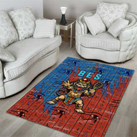 Bes Area Rug Ancient Egyptian Hieroglyphs and Sacred Symbols Ancient Myth - Wonder Print Shop