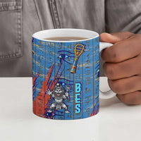 Bes Ceramic Mug Ancient Egyptian Hieroglyphs and Sacred Symbols Ancient Myth - Wonder Print Shop