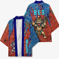 Bes Kimono Ancient Egyptian Hieroglyphs and Sacred Symbols Ancient Myth - Wonder Print Shop