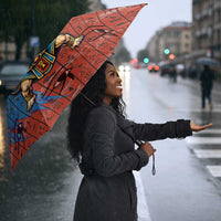 Bes Umbrella Ancient Egyptian Hieroglyphs and Sacred Symbols Ancient Myth - Wonder Print Shop