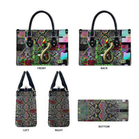 Geb Ancient Egyptian Leather Bag with Serpent Throne and Snake Skin Texture Egyptian Earth God Tribute - Wonder Print Shop