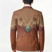 Geronimo Native American Blazer Rifle and Desert Landscape Native American Warrior - Wonder Print Shop