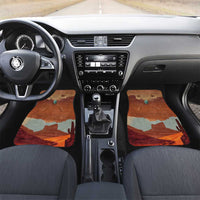 Geronimo Native American Car Mats Rifle and Desert Landscape Native American Warrior - Wonder Print Shop