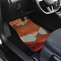 Geronimo Native American Car Mats Rifle and Desert Landscape Native American Warrior - Wonder Print Shop