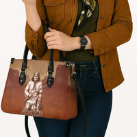 Geronimo Native American Leather Bag Rifle and Desert Landscape Native American Warrior - Wonder Print Shop