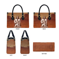 Geronimo Native American Leather Bag Rifle and Desert Landscape Native American Warrior - Wonder Print Shop