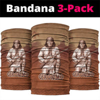 Geronimo Native American Neck Gaiter Rifle and Desert Landscape Native American Warrior - Wonder Print Shop
