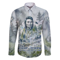 Chief Joseph Native American Family Matching Mermaid Dress and Hawaiian Shirt Tribal Heart Symbol Inspirational Quote Will Fight No More Forever - Wonder Print Shop