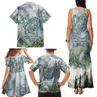 Chief Joseph Native American Family Matching Tank Maxi Dress and Hawaiian Shirt Tribal Heart Symbol Inspirational Quote Will Fight No More Forever - Wonder Print Shop
