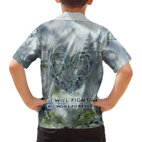 Chief Joseph Native American Kid Hawaiian Shirt Tribal Heart Symbol Inspirational Quote Will Fight No More Forever - Wonder Print Shop