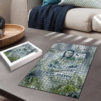 Chief Joseph Native American Puzzle Tribal Heart Symbol Inspirational Quote Will Fight No More Forever - Wonder Print Shop