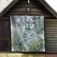 Chief Joseph Native American Quilt Tribal Heart Symbol Inspirational Quote Will Fight No More Forever - Wonder Print Shop