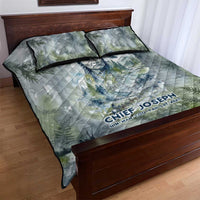 Chief Joseph Native American Quilt Bed Set Tribal Heart Symbol Inspirational Quote Will Fight No More Forever - Wonder Print Shop