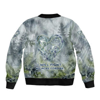 Chief Joseph Native American Sleeve Zip Bomber Jacket Tribal Heart Symbol Inspirational Quote Will Fight No More Forever - Wonder Print Shop