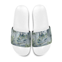 Chief Joseph Native American Slide Sandals Tribal Heart Symbol Inspirational Quote Will Fight No More Forever - Wonder Print Shop