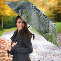 Chief Joseph Native American Umbrella Tribal Heart Symbol Inspirational Quote Will Fight No More Forever - Wonder Print Shop