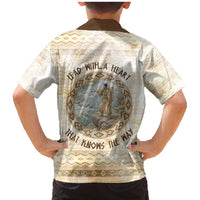 Sacagawea Native American Family Matching Mermaid Dress and Hawaiian Shirt River Journey Scene Inspirational Quote Lead with Your Heart - Wonder Print Shop