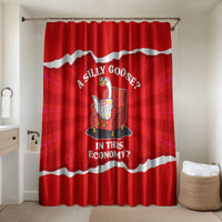 Silly Goose Bathroom Set with Newspaper and Armchair Pattern