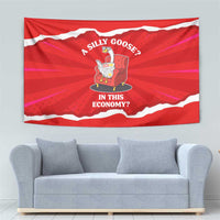 Silly Goose Tapestry with Newspaper and Armchair Pattern