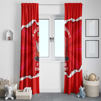 Silly Goose Window Curtain with Newspaper and Armchair Pattern