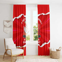 Silly Goose Window Curtain with Newspaper and Armchair Pattern